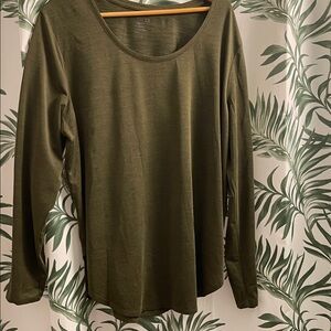 GAP Forest Green Long Sleeve Tee